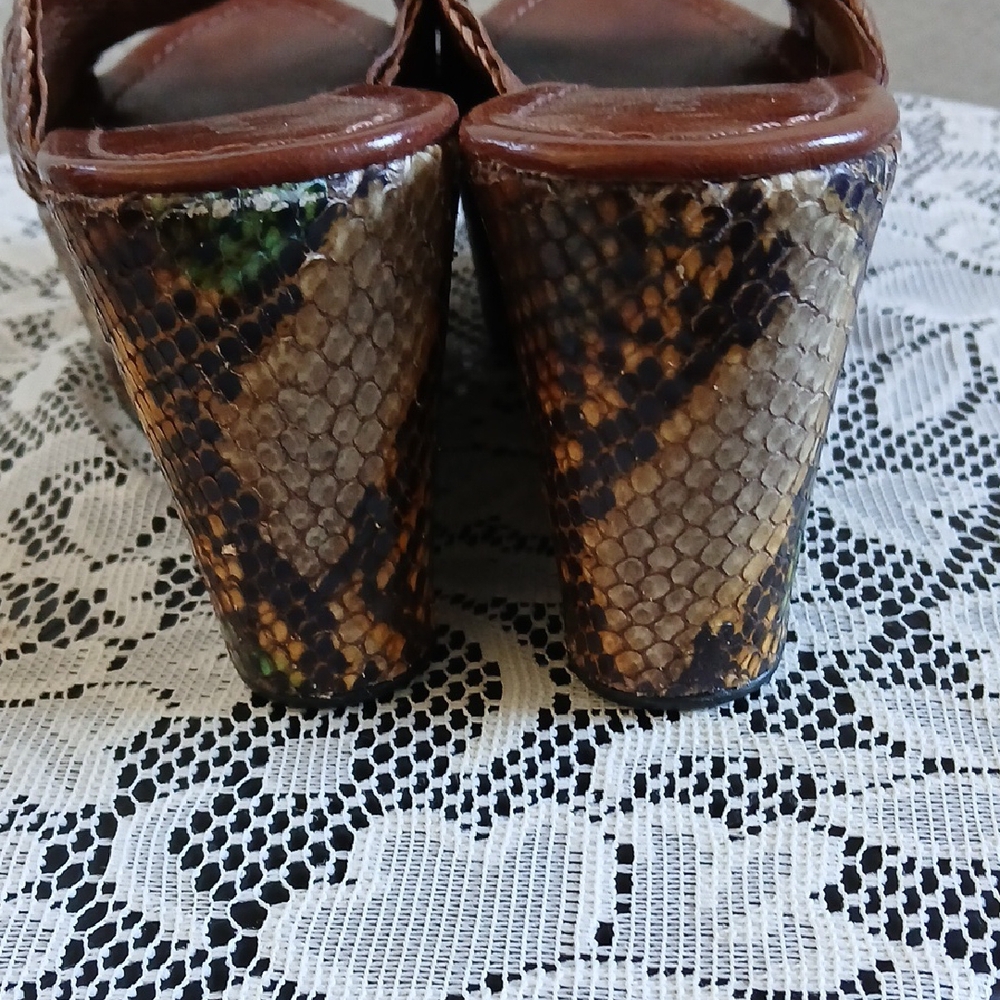 Pons Quintana Brown Woven Mules - Picture 3 of 9
